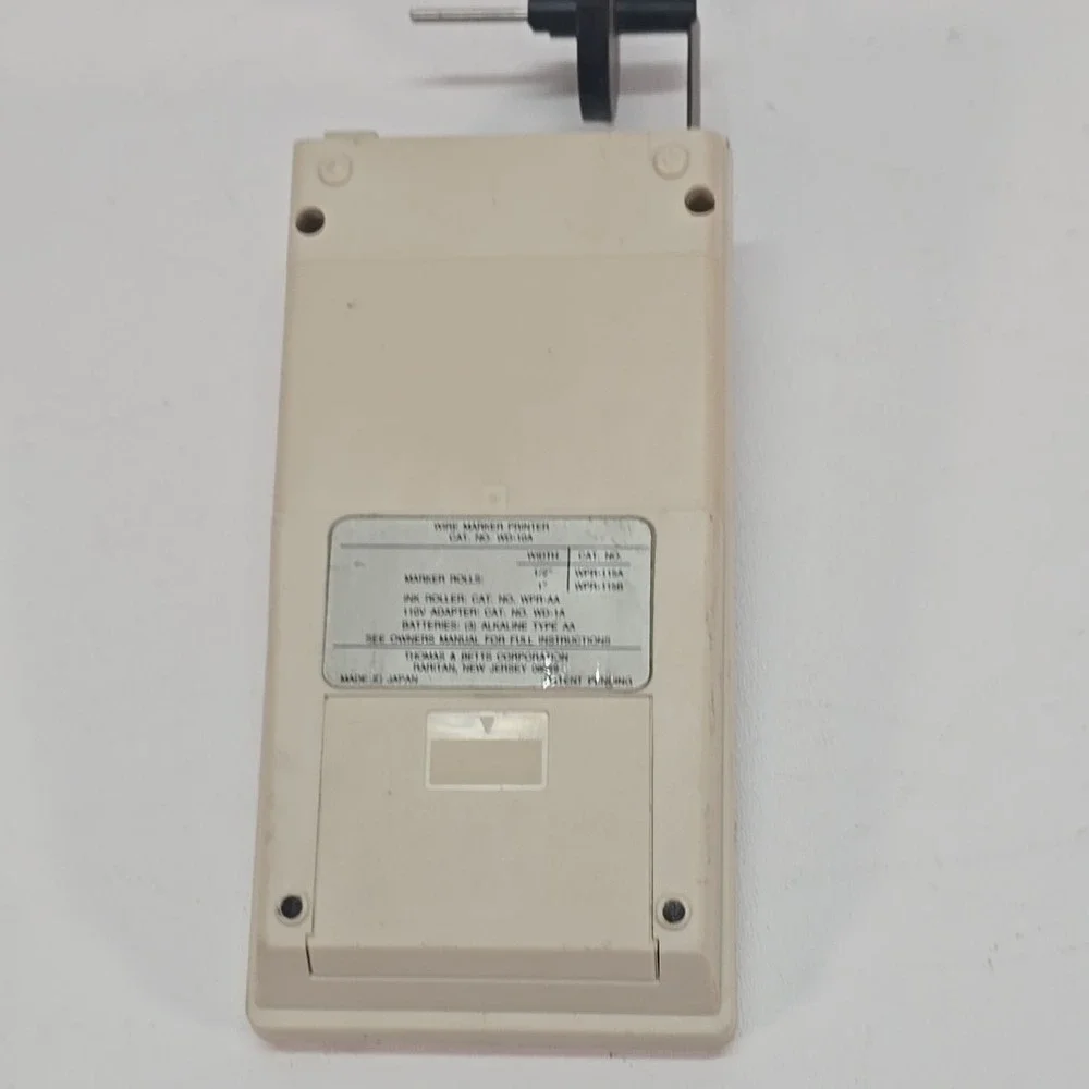 VTG Thomas&Betts E-Z Coder Wire Marker Label Printer WD-10A